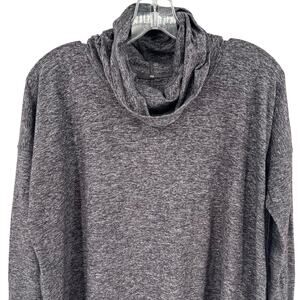 Lululemon heather gray women’s long sleeve turtleneck sweatshirt t shirt